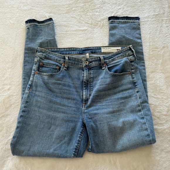 Rag & Bone Nina High-Rise Release Hem Skinny Jeans in Montrose Size 32 - Picture 4 of 12